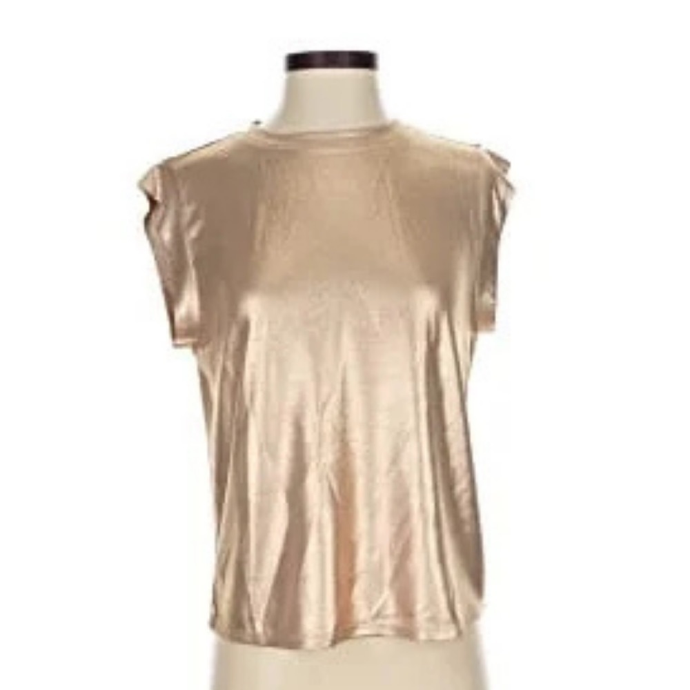 New with tag Porridge Shine Muscle Tee Gold Size XL